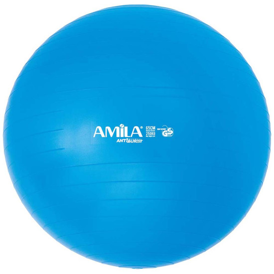 Amila Μπάλα Γυμναστικής GYMBALL 65cm Μπλε